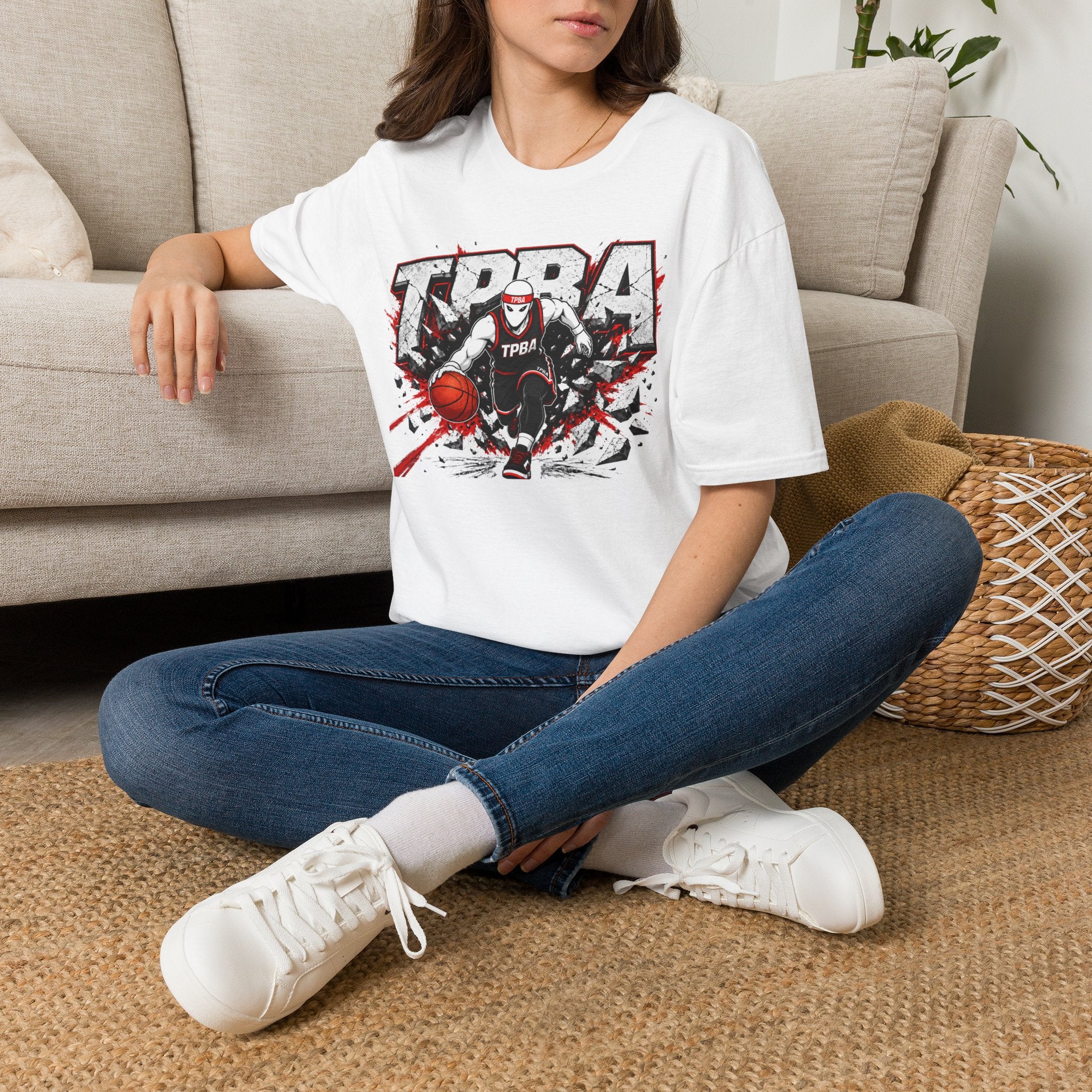 Basketball Graphic T-Shirt — 'TPBA' Game breaker