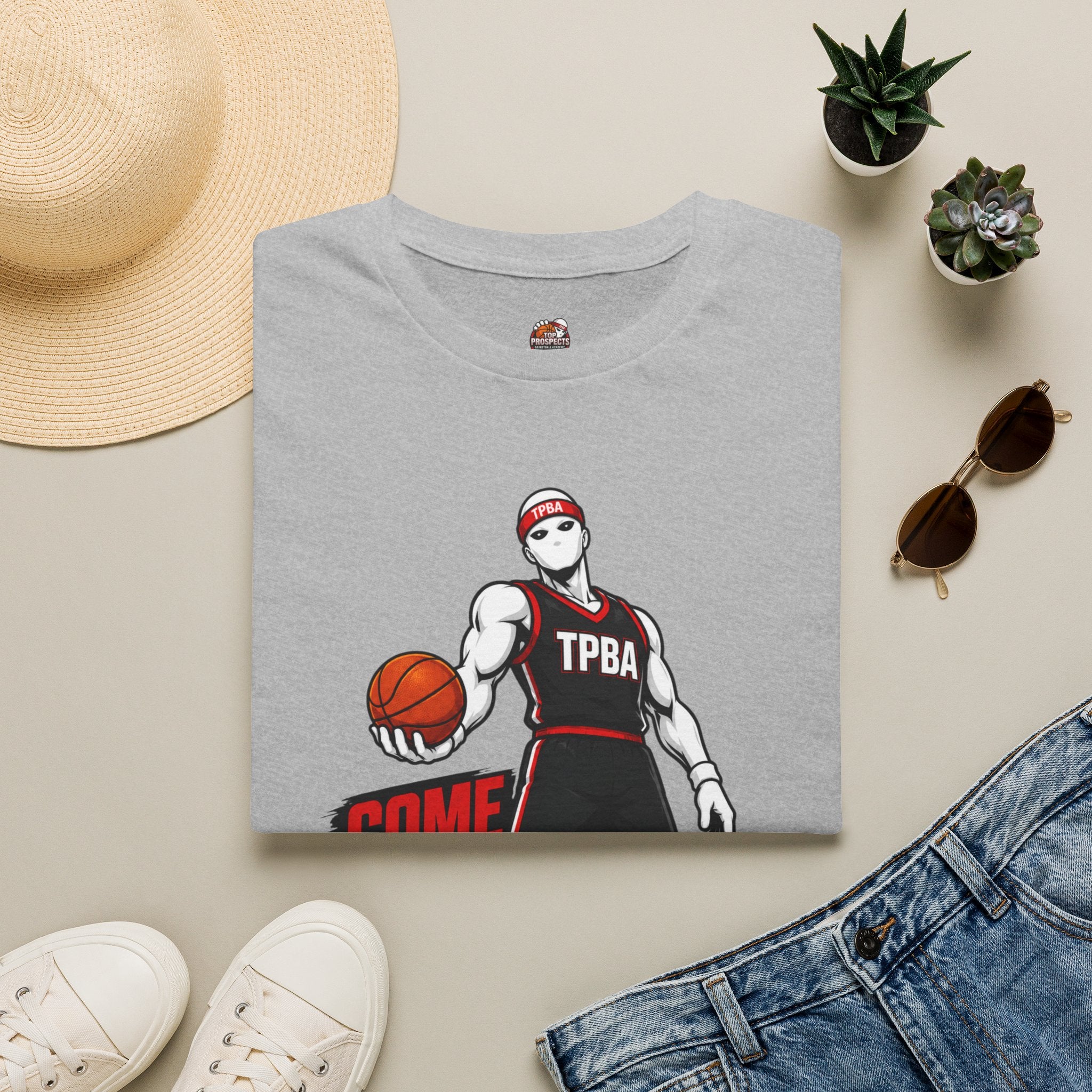 Basketball Motivational T-Shirt — “Become Who You Will Be”
