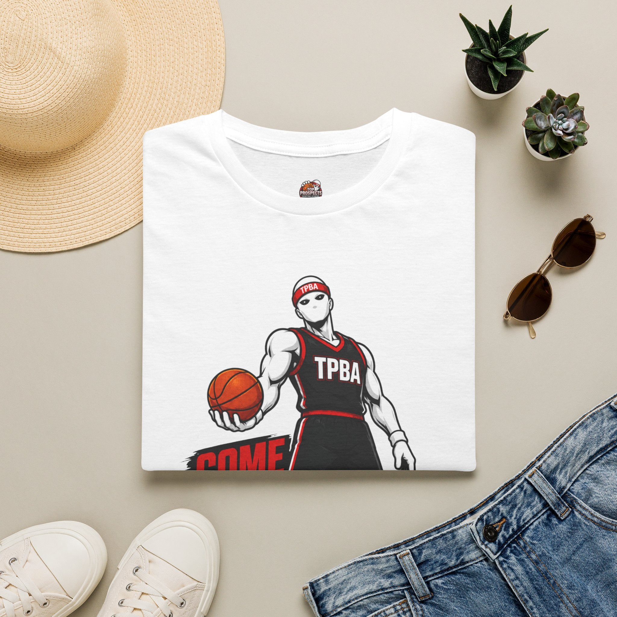Basketball Motivational T-Shirt — “Become Who You Will Be”