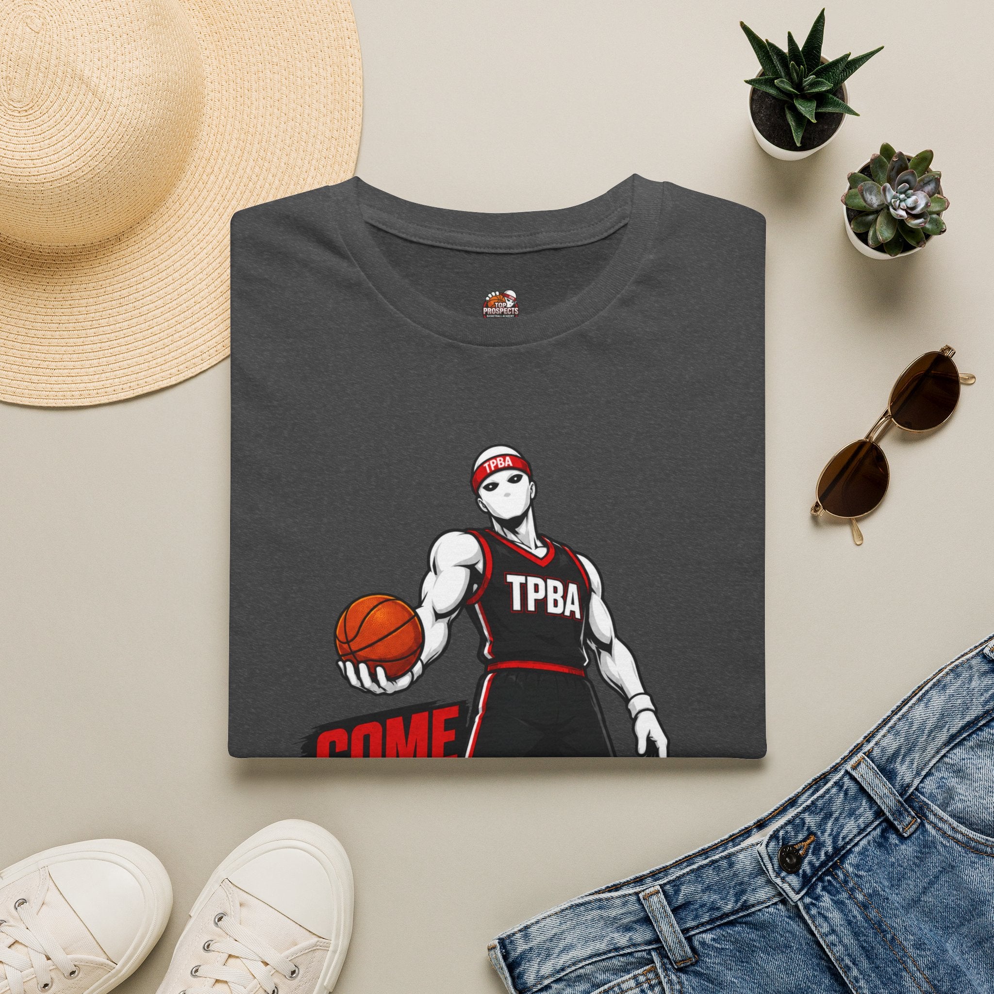 Basketball Motivational T-Shirt — “Become Who You Will Be”